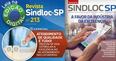Chegou a edição 213 da Revista do SINDLOC-SP Chegou a edição 213 da Revista do SINDLOC-SP