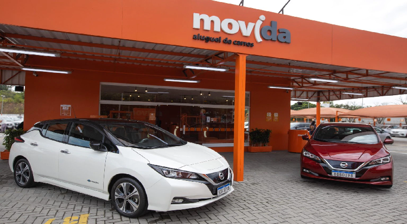 Venda de carros elétricos e híbridos dispara no Brasil, e empresas aumentam a oferta de modelos. A Movida tem 600 modelos elétricos híbridos